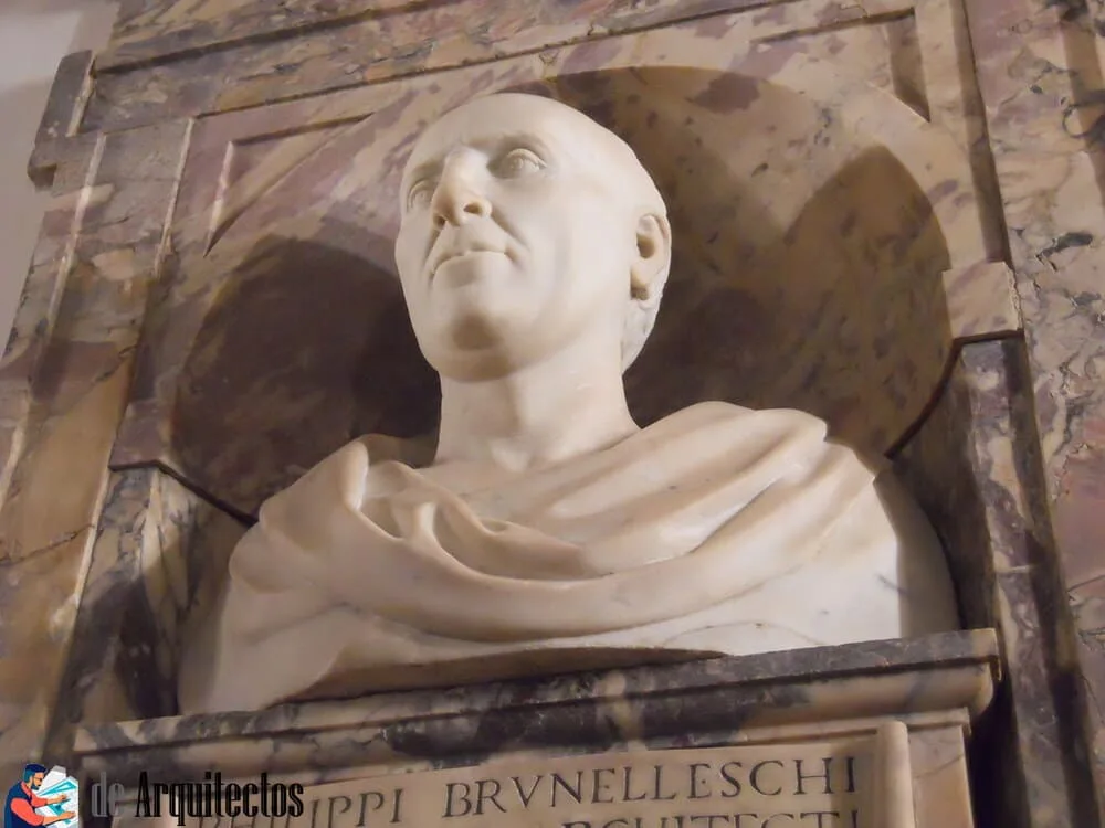 Busto de Brunelleschi en el Museo del Domo